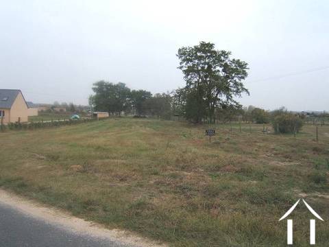 This is a view from the road looking down the parcel of land