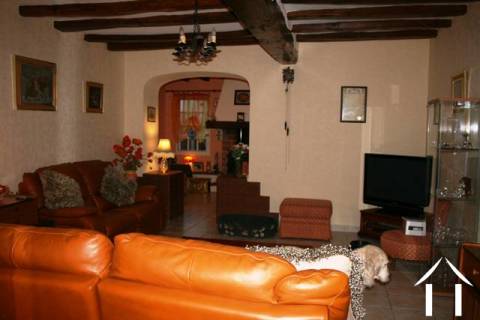 The lounge with the large alcove snug beyond. 