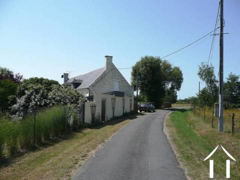 This is the quiet country lane that passes the end of this property. 