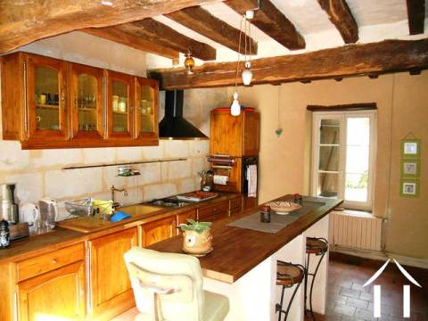 The kitchen is an early hint to the character of the property and the typical features that you find throughout all the reception rooms on the ground floor. 