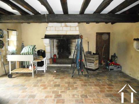 The centre rooom in the outbuilding. 