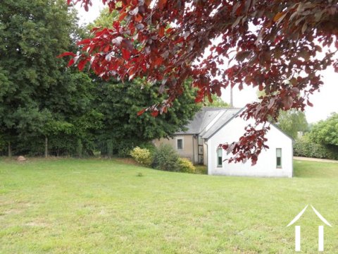 This is the view from close to the entrance to the property (electric gates). The house faces away from the road, which is a quiet country lane.