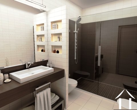 The proposed fit out for the bathroom.