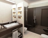 The proposed fit out for the bathrooms.