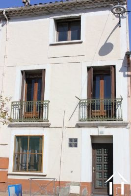Village house with a terrace .