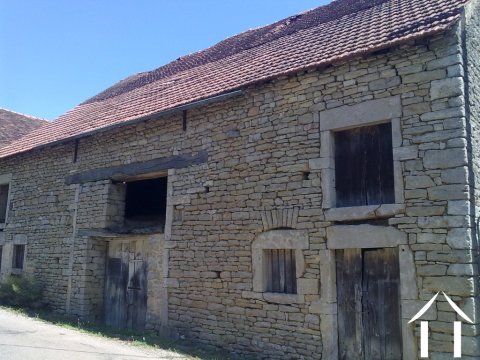 front facade of barn