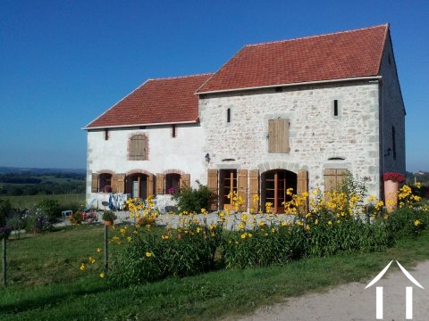 Beautifully renovated house with lovely open views. 