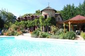 Tranquility, park garden, pool and space