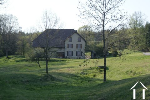 Country House with Buildings and Land