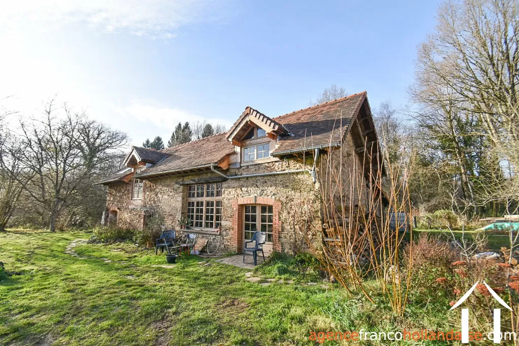House with guest house for sale chateauneuf la foret, limousin, Li1025 Image - 17