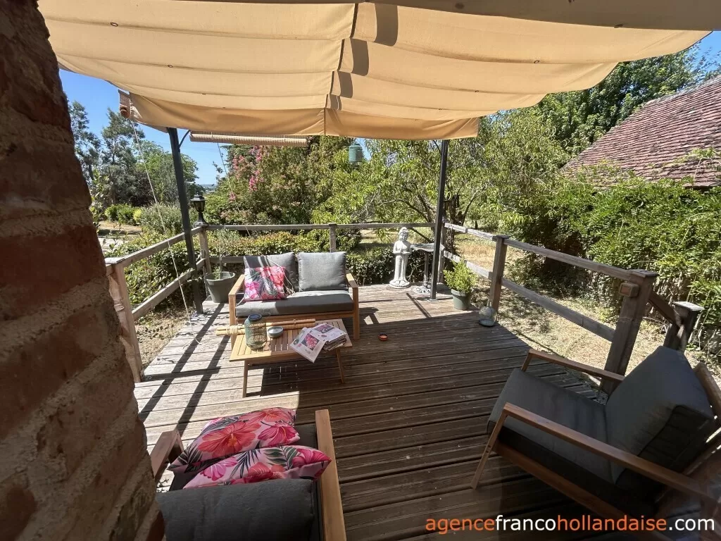 House with guest house for sale lubersac, limousin, Li1070 Image - 29