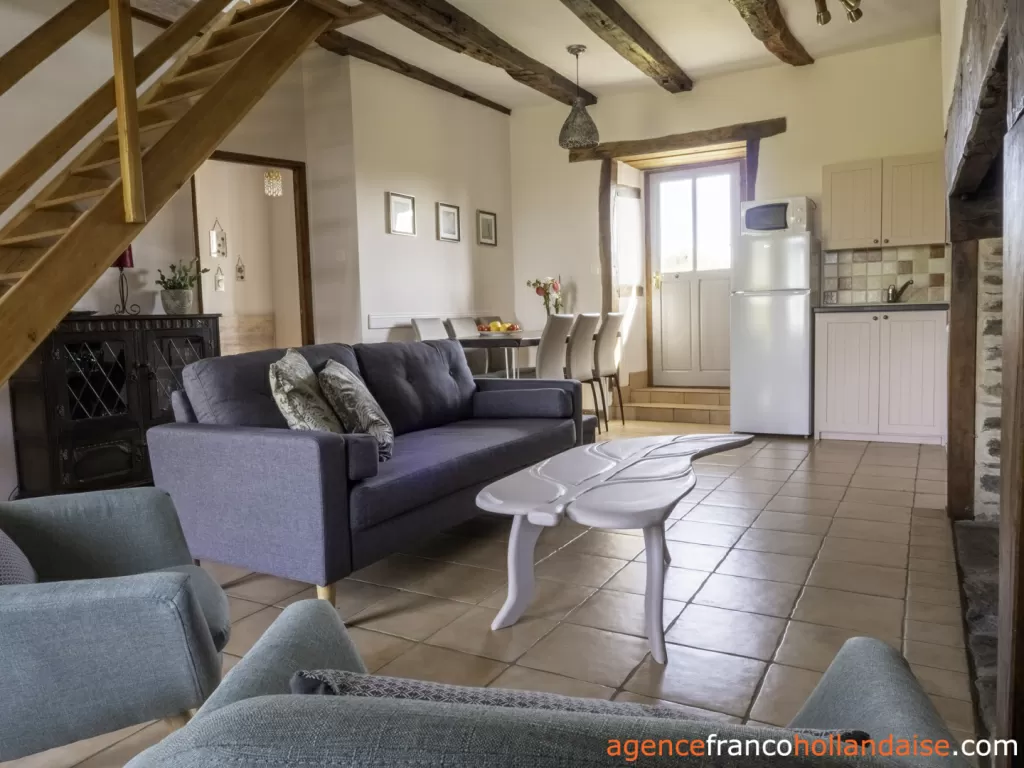 House with guest house for sale lubersac, limousin, Li1070 Image - 48