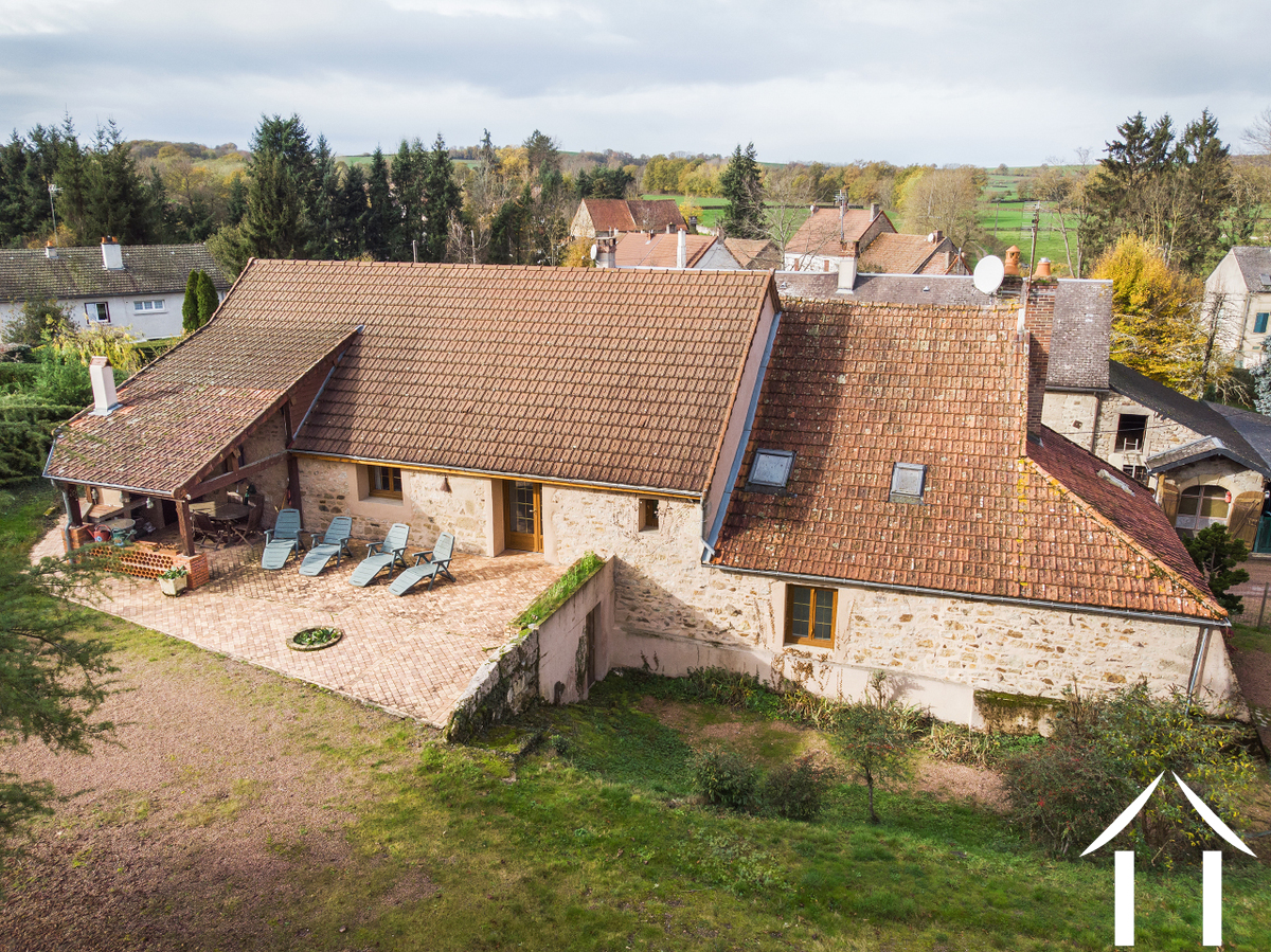 Terrasse arrière et toiture