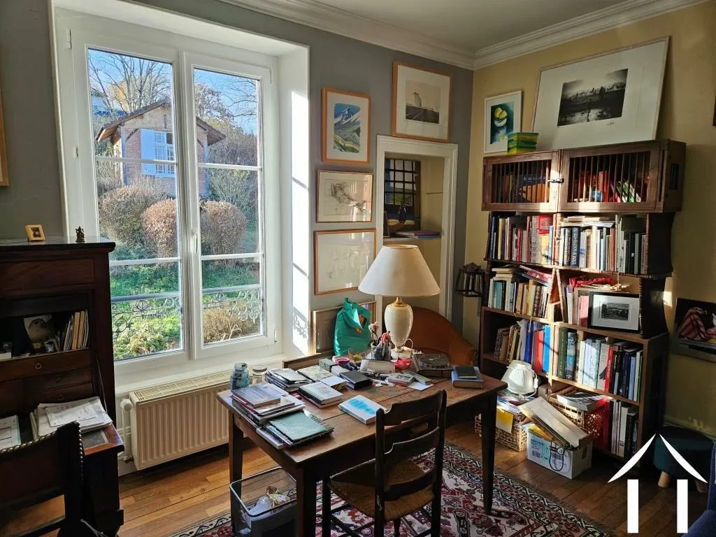 Today this room is a study with a view
