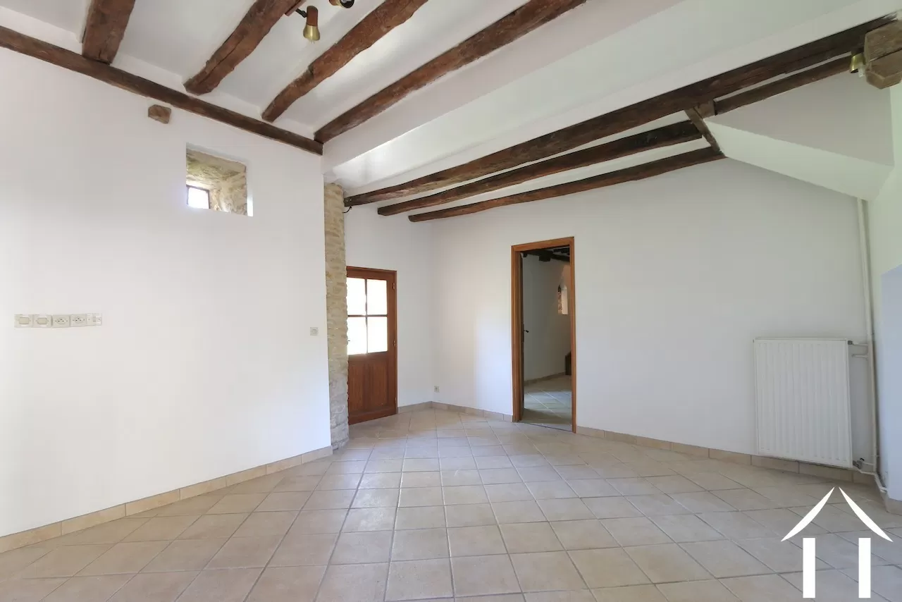 Ground floor room accessing both garden and courtyard (used to be the summer kitchen)