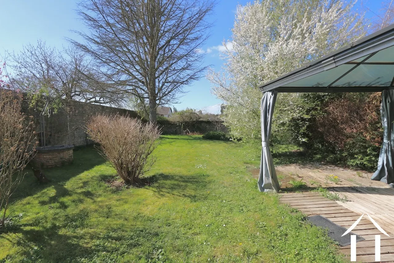 The garden seen from the house