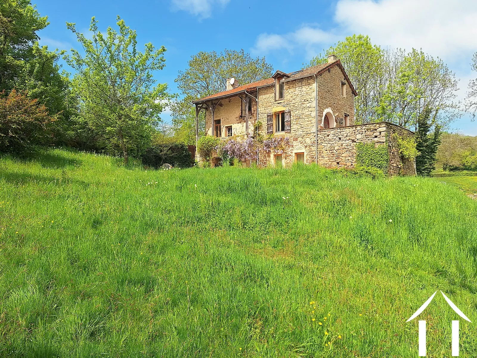 South side of the house