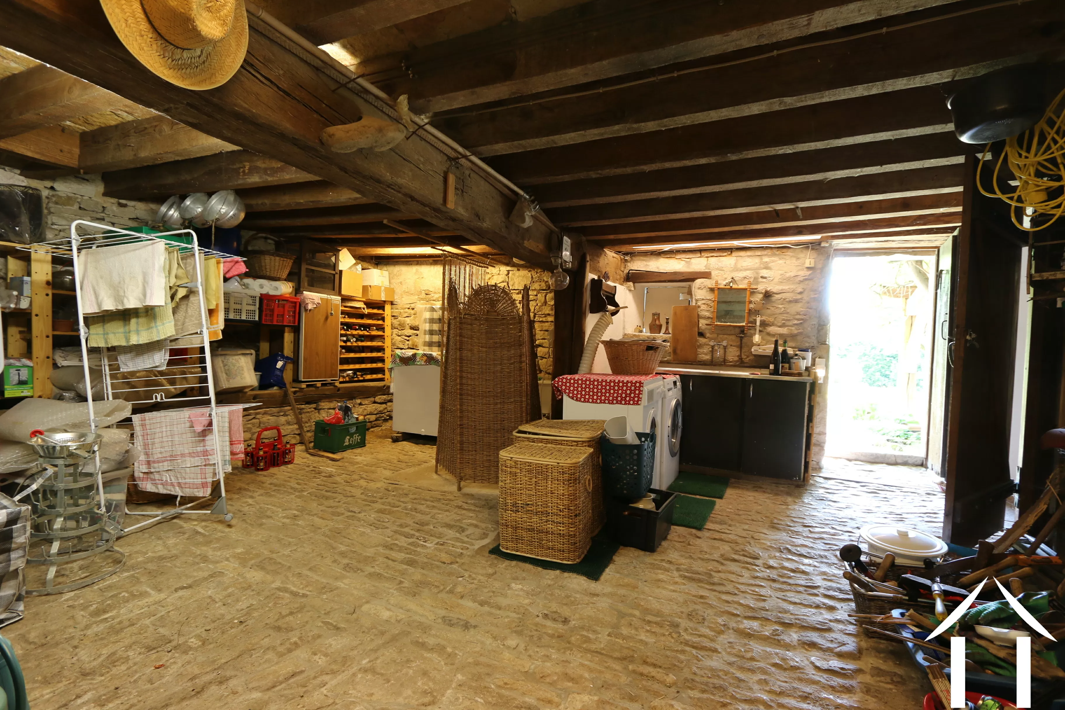 Basement-laundry room-toilet