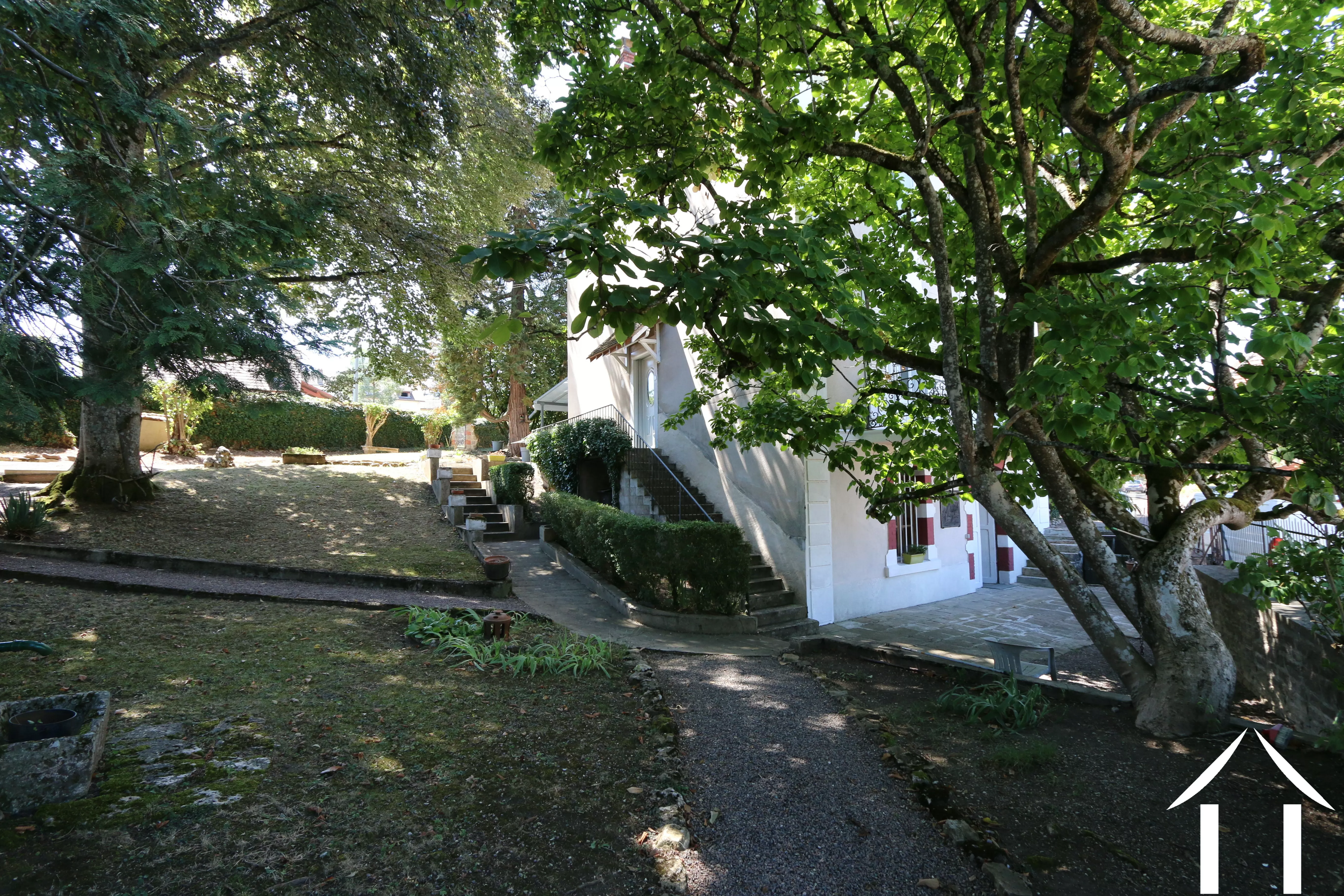 View of the west garden