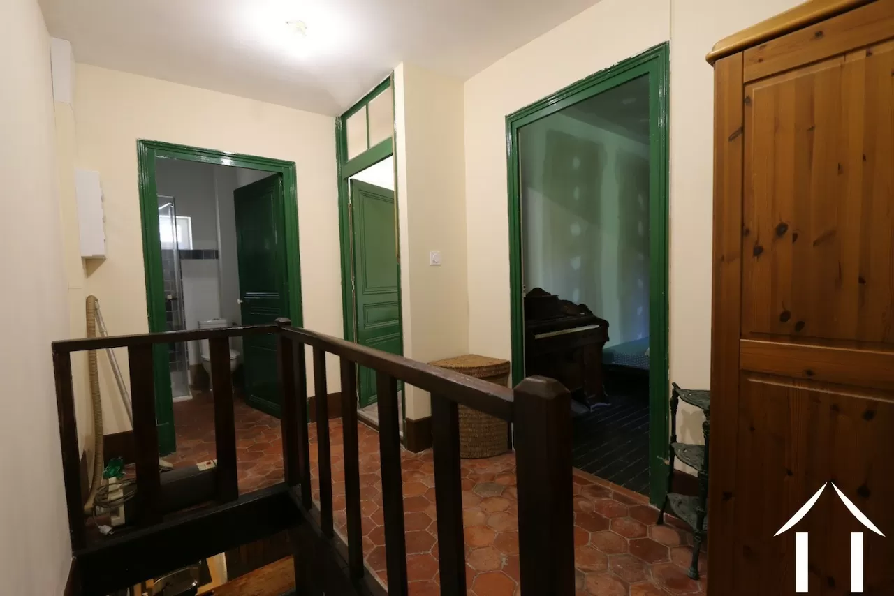 Landing on first floor with views on the two bedroom and the shower room