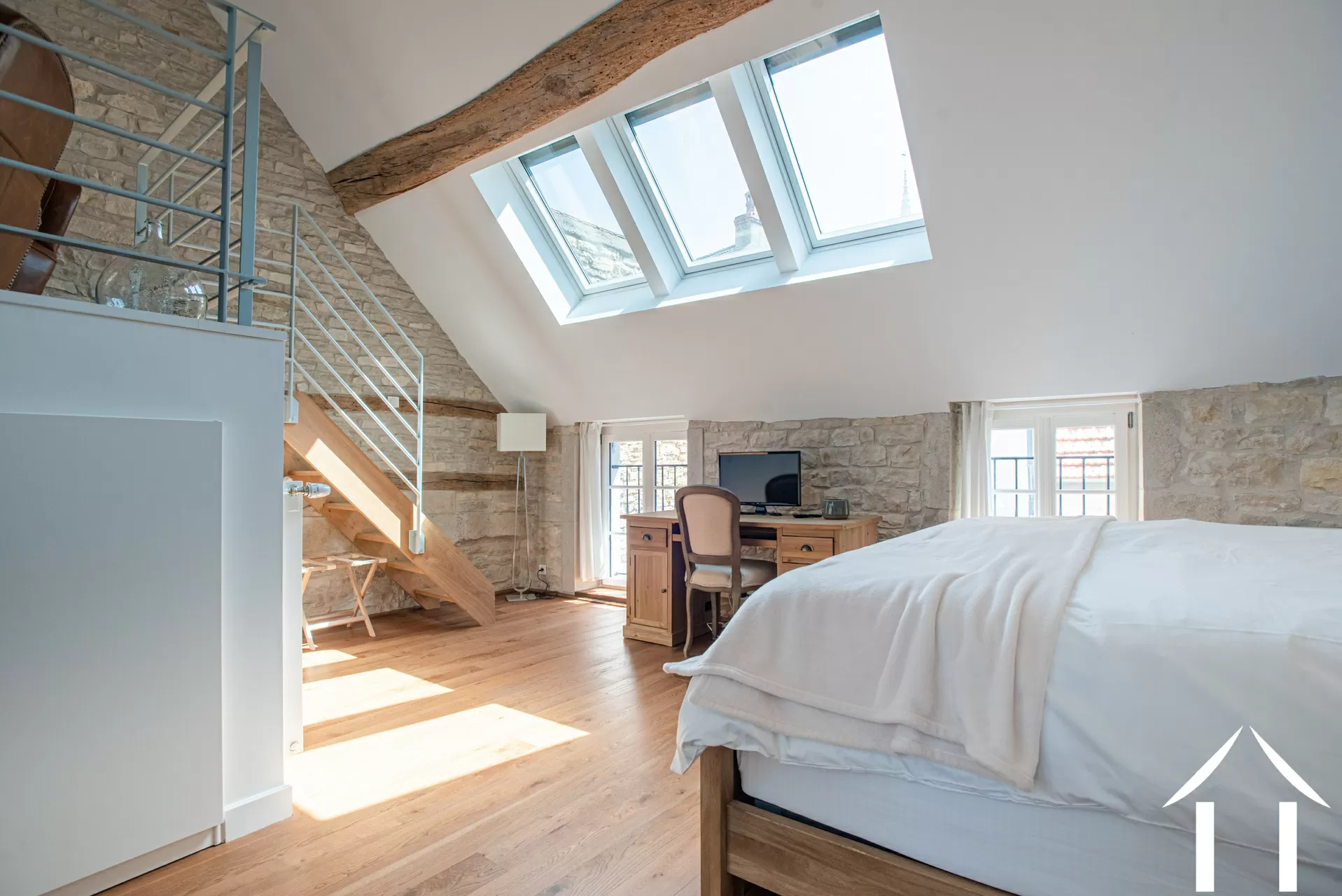 Master bedroom in the main house