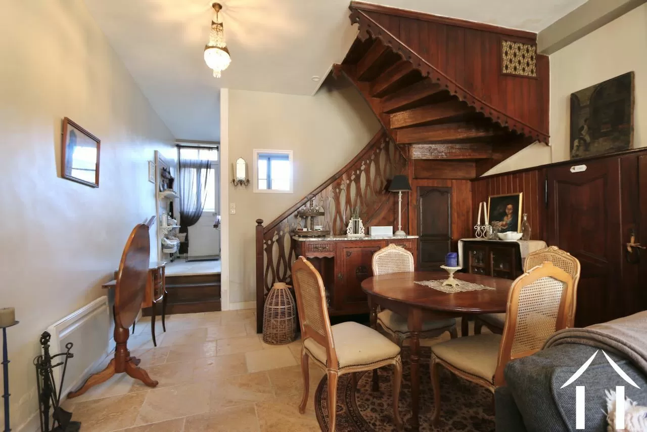 Dining area in the living room