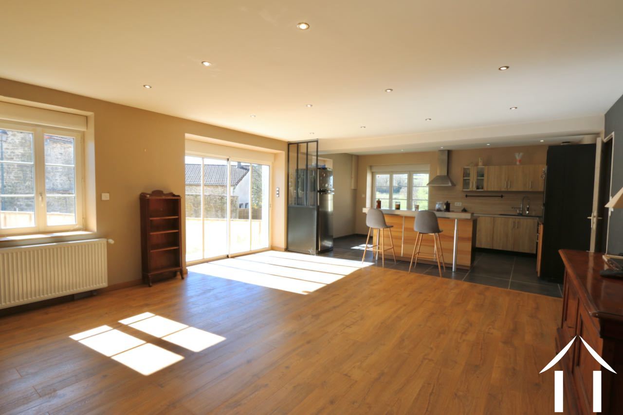 Living and kitchen