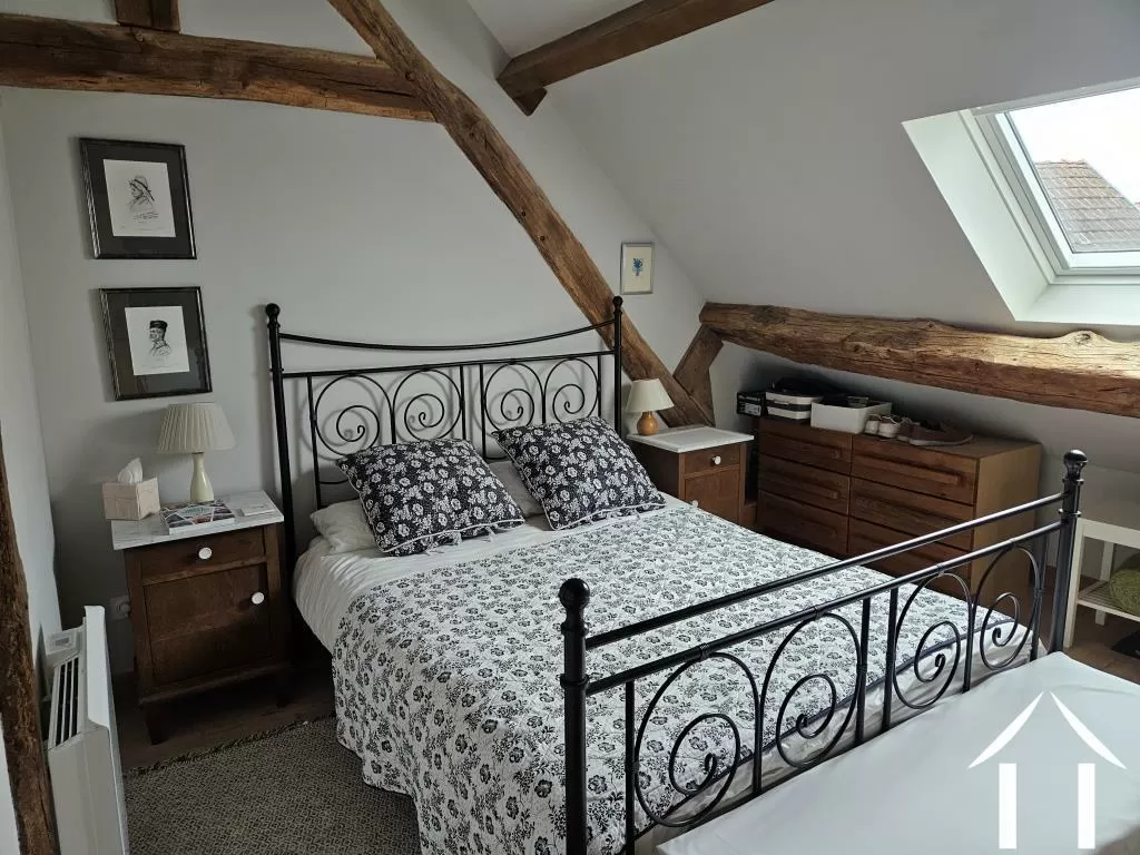 Bedroom 2 with oak beams