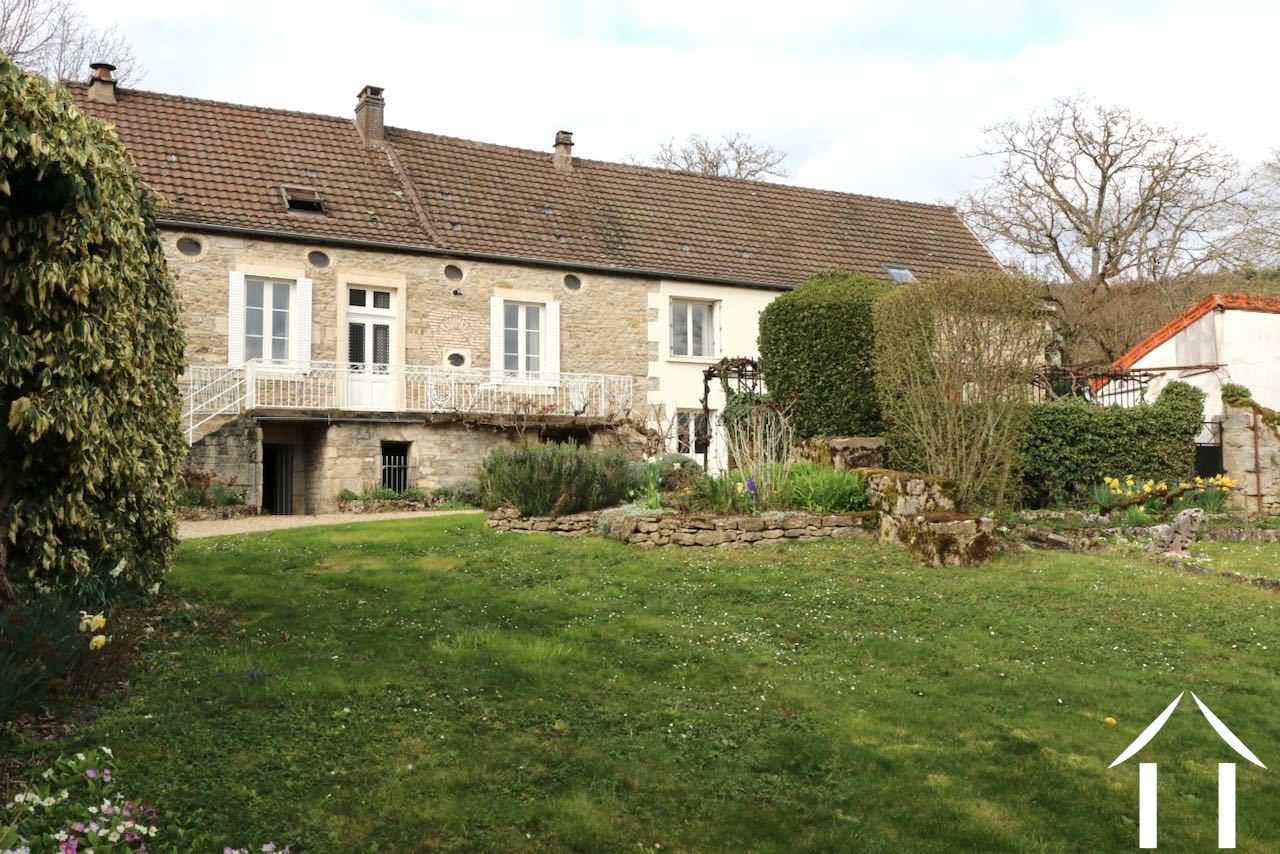 Front garden with family house