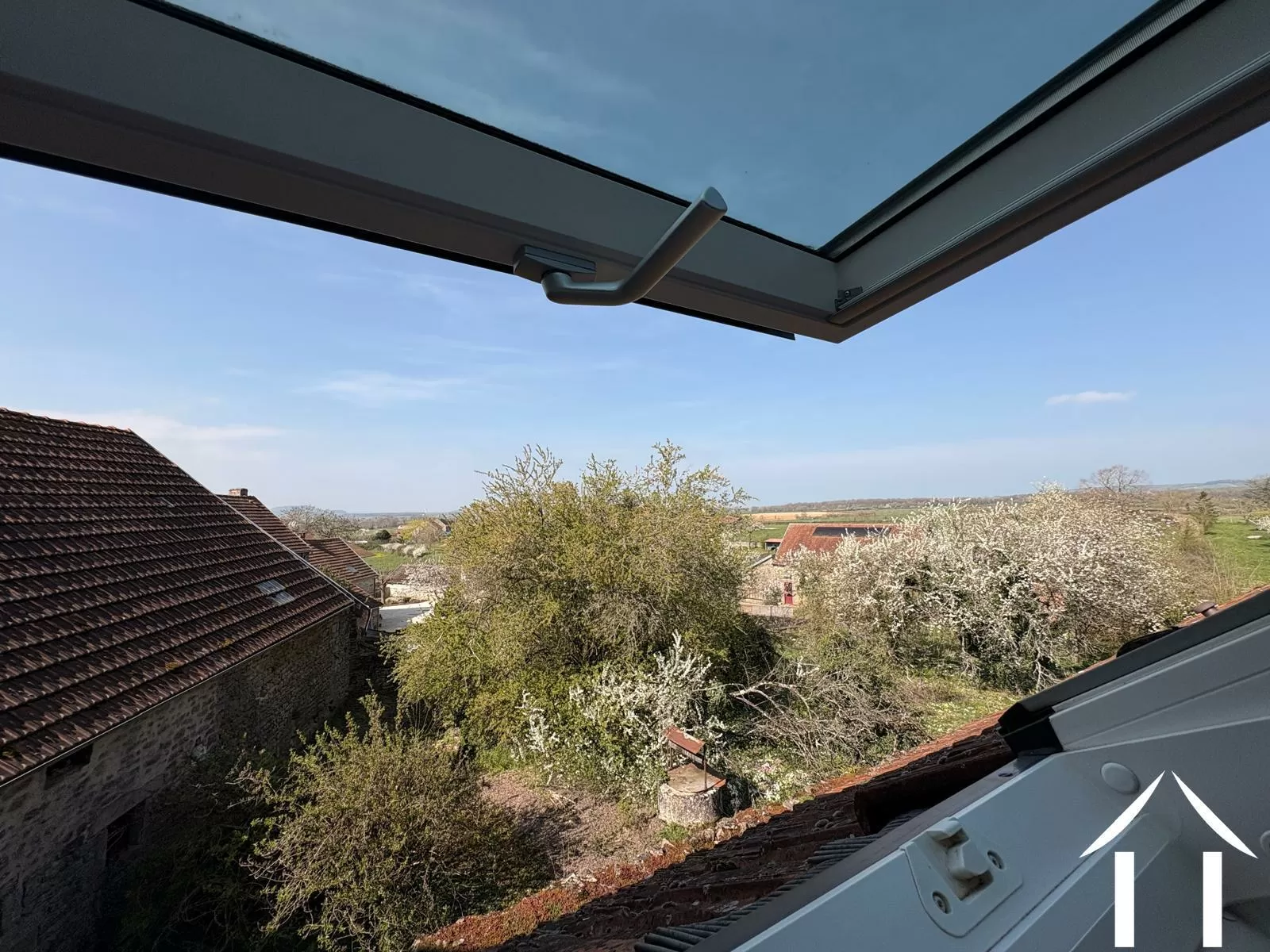 View from master bedroom roof window