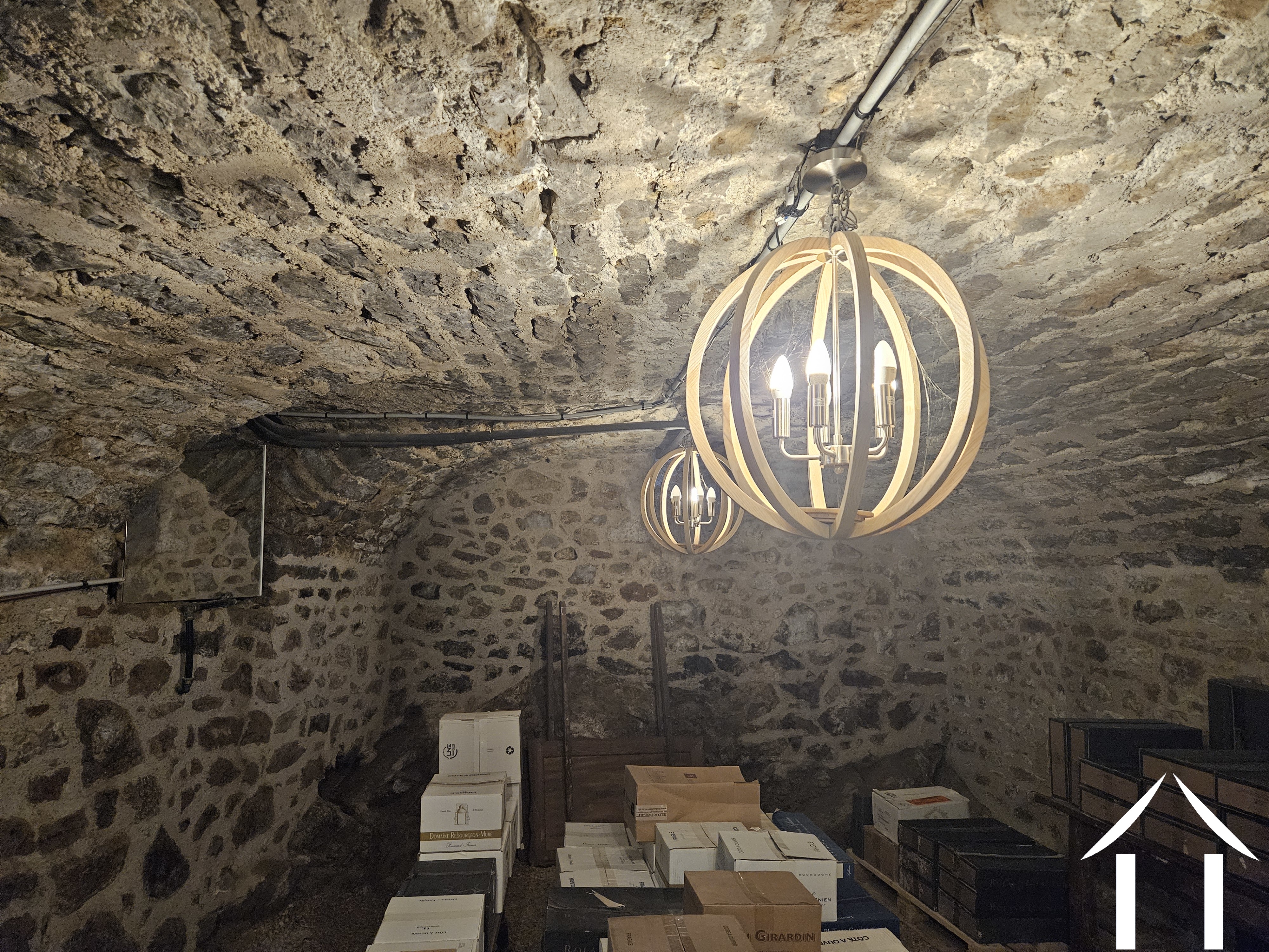 Vaulted wine cellar
