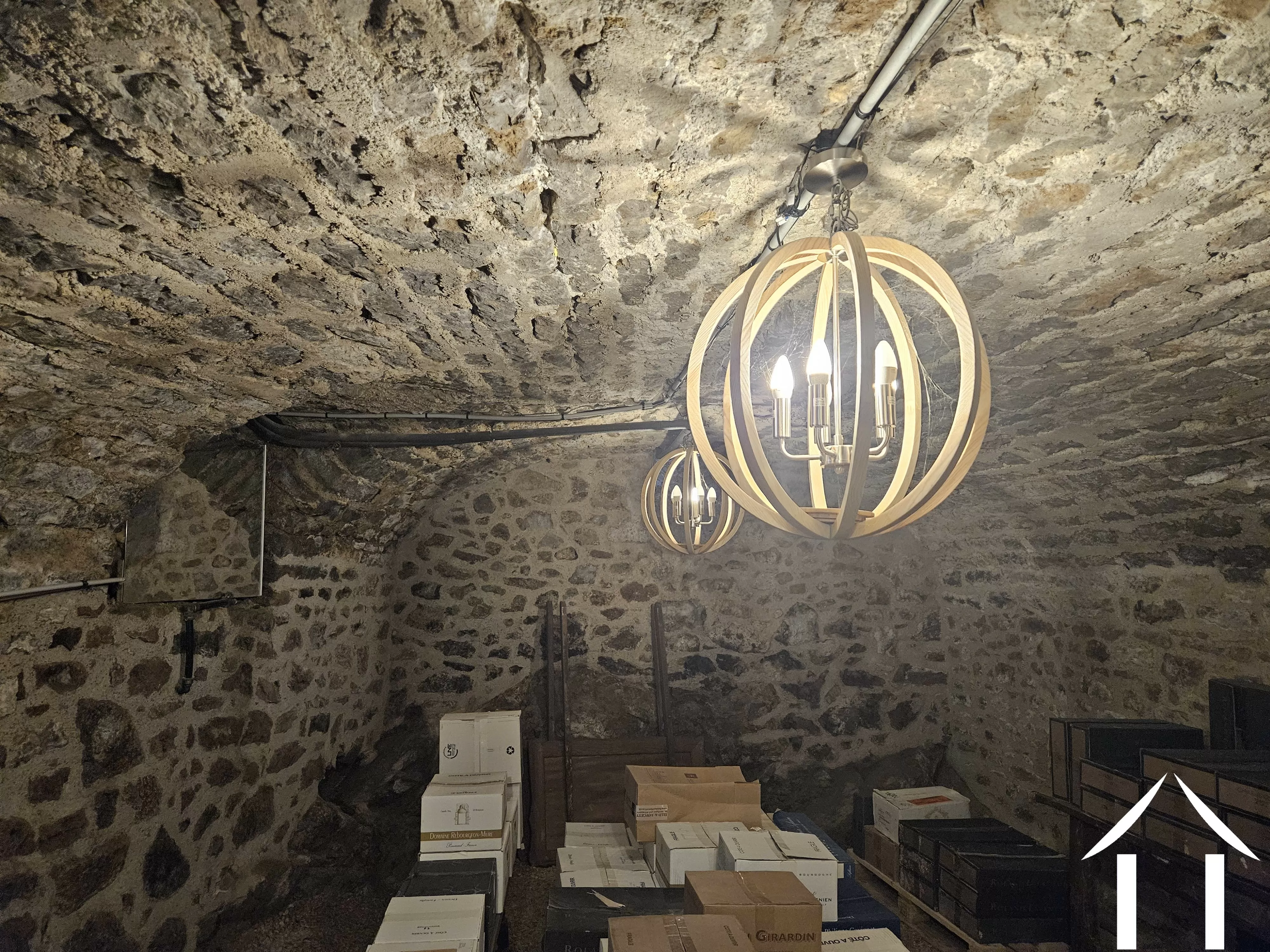 Vaulted wine cellar
