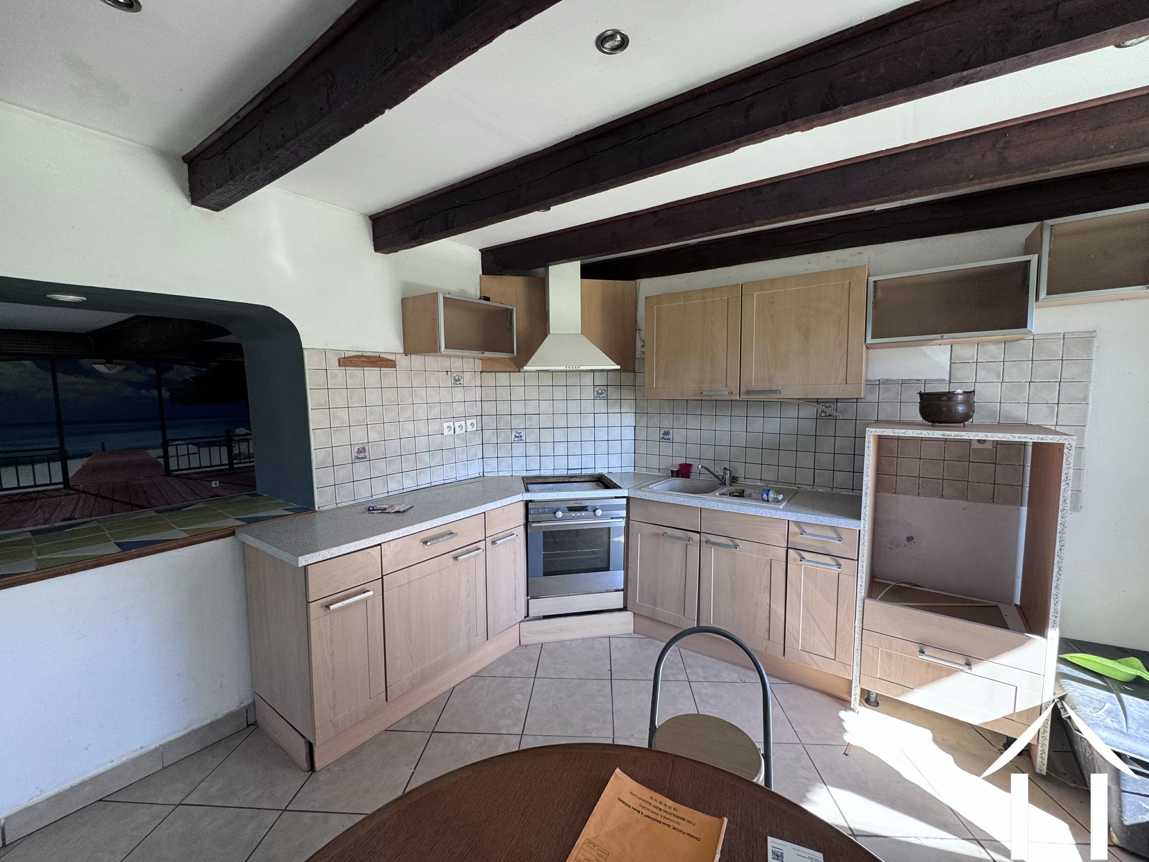 Keuken met eetruimte 25m2
