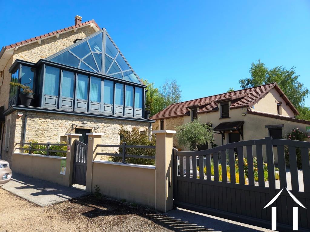 Side view of House and guest houses