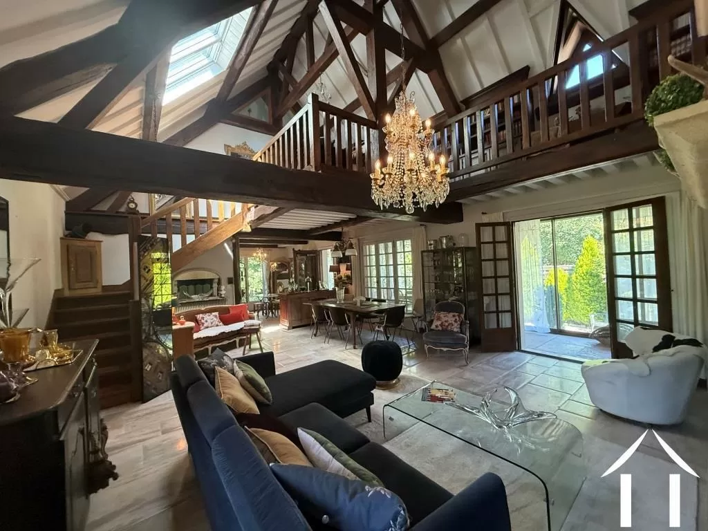 Open-plan living area 