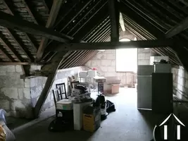 Part of the attic/loft space in the outbuilding - this building is in excellent condition.