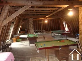 Large loft area, great for games room
