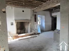 large room with chimney