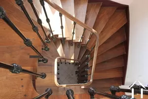 Oak grand staircase