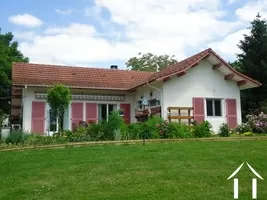 the main house and the front terrace