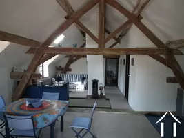 Living room upstairs farm house