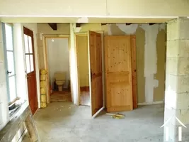 hallway and acces to ground floor bedroom, shower and toilet