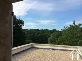 Roof terrace from bedroom