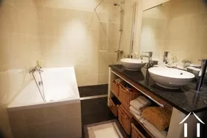 Bath with shower on the ground floor