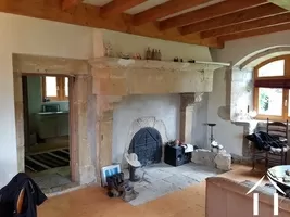 fire place dating 1551 in owners living room