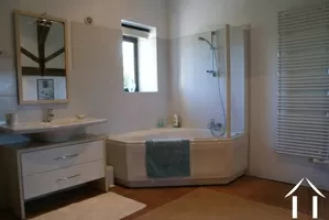 with bathroom