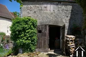 one of three barns
