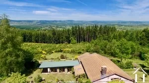 Arial view showing unspoilt scenery