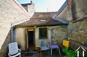 terrasse à l'arrière