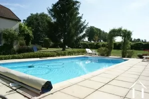 Pool and paved terrace